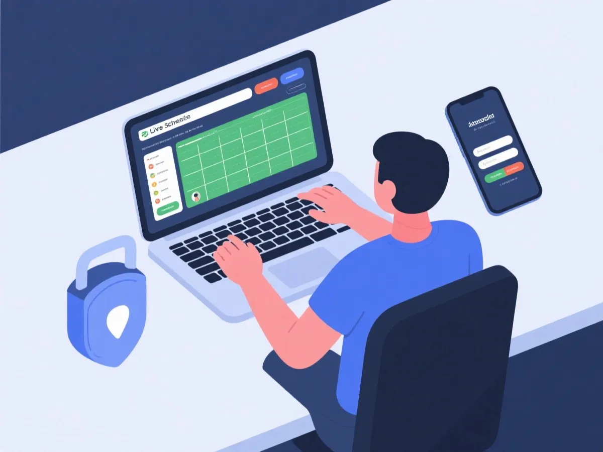 安全登录与多端访问示意