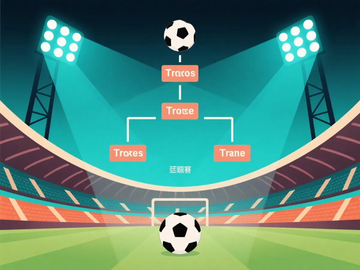 世界杯赛程与比赛阶段示意图